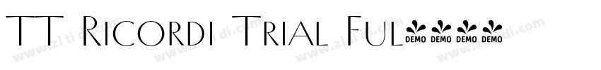 TT Ricordi Trial Ful字体转换